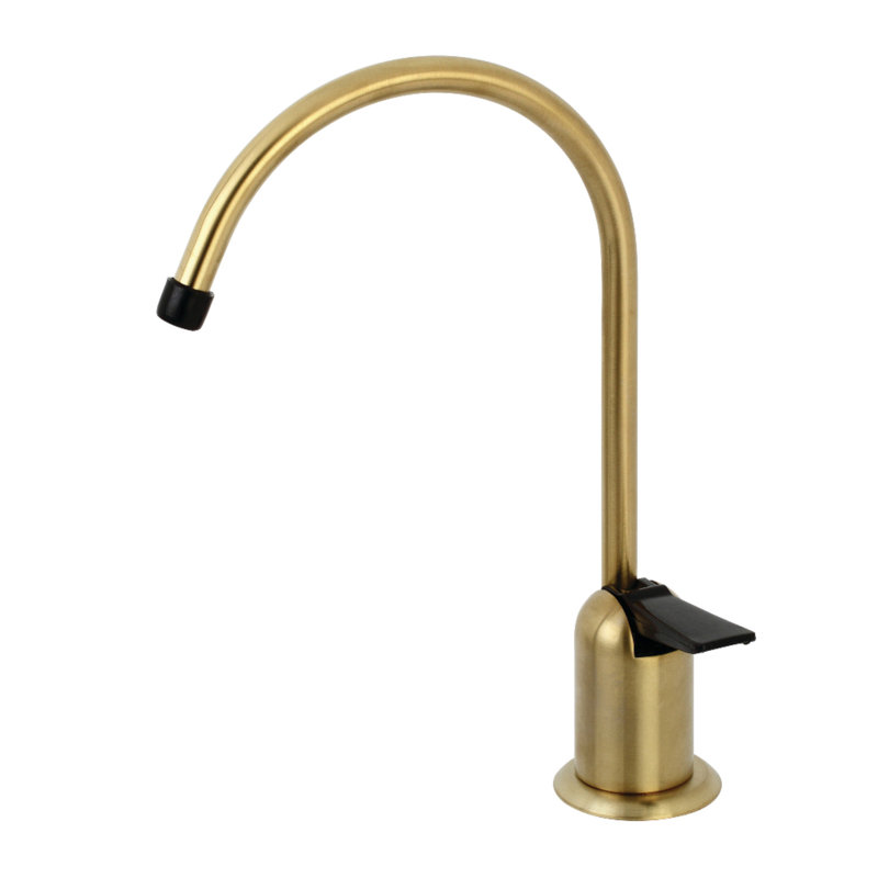 Robinet de filtration d'eau monocommande à 1 trou Kingston Brass, Laiton satiné