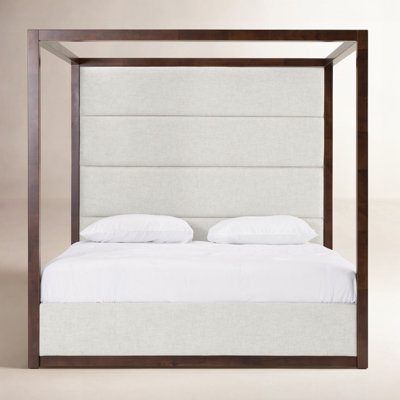 Langley Tufted Canopy Bed