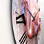Portrait de flamant rose V - horloge murale campagnarde-60328083
