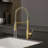 Kitchen Faucet With Pull Down Sprayer Stainless Steel Single Handle Pull Out Spring Sink Faucets-118388131