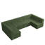 Canapé modulaire rembourré, style moderne pour la maison, confort rembourré de mousse, sièges spacieux, aucun assemblage requis dans le salon et la chambre à coucher, look minimaliste compressé, sièges confortables, option de canapé-lit, requis