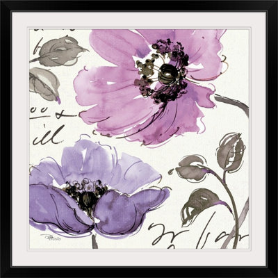 «i painting print Floral Waltz Plum
