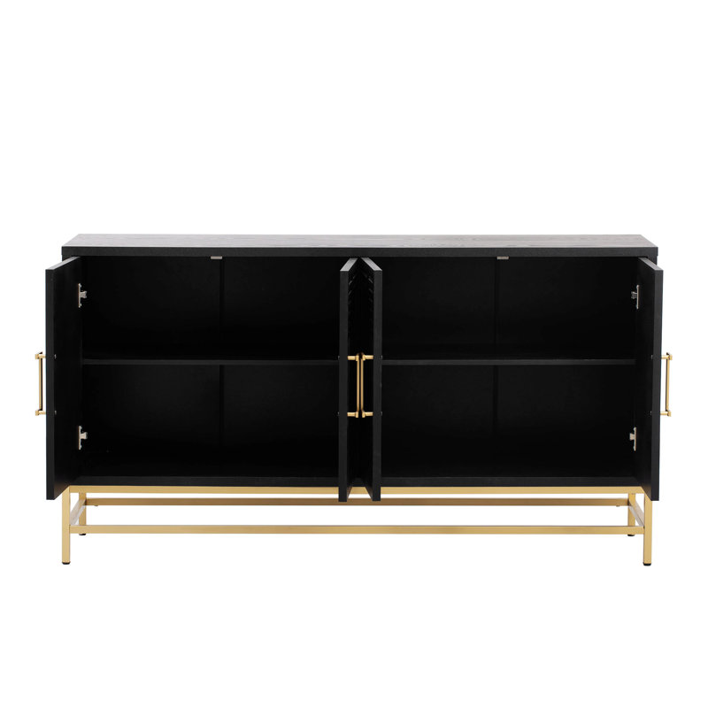 Buffet 59,8 po Zadey, Black