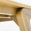 Table de salle à manger d'extérieur moderne, table de patio en bois d'acacia avec finition en teck - jardin résistant aux intempéries, ensemble de salle à manger près de la piscine pour 4 à 6 personnes