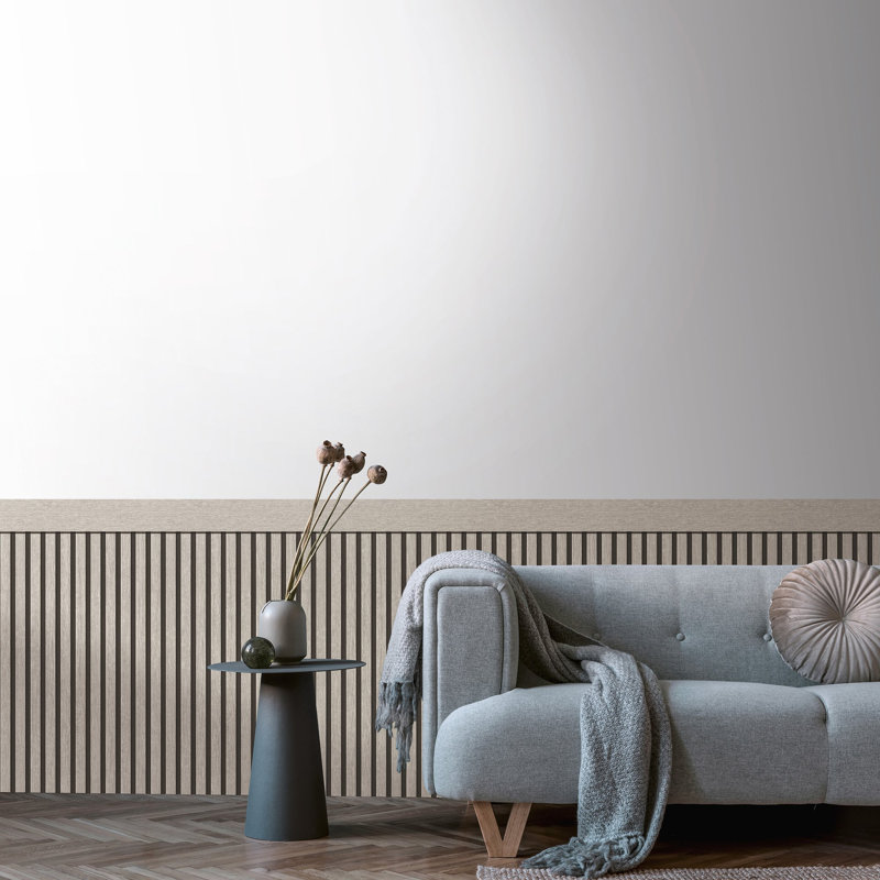 Rouleau de papier peint double largeur Woods and Wicker, Gris