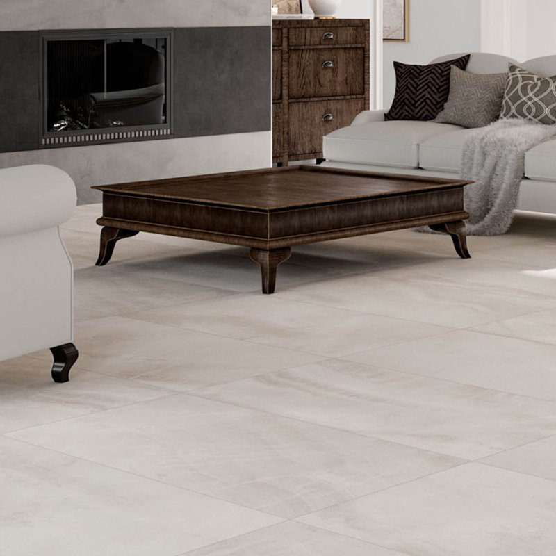 Sillion Grey Venataro 24x48 Polished Natural Stone/ Marble Large Format Porcelain Floor and Wall Tile, Feldspar