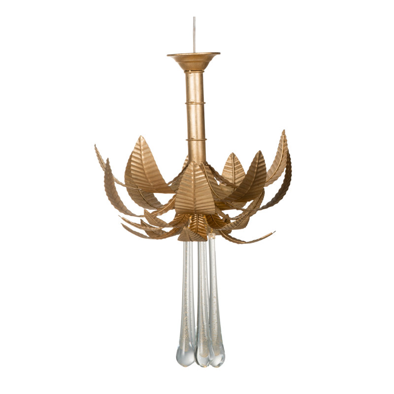 Lustre unique à 3 lumières DEL Sansa