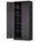 71 Inch Heavy-Duty Metal Garage Storage Cabinet with 4 Adjustable Shelves, Lockable Doors, and Durable Powder-Coated Finish for Organized Storage Solutions