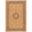Tapis Manor traditionnel à médaillon délavé, style persan, orange, vert et crème, lavable à la machine, antidérapant, à poils courts, pour l'intérieur et l'extérieur, adapté aux animaux domestiques, idéal pour le salon, la chambre, la salle à manger, l'entrée, le couloir ou le bureau.-602614406