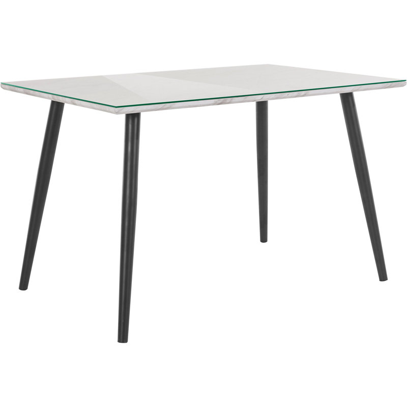 Artigoran Metal Base Dining Table, 75 cm H x 120 L x 80 cm D