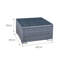 Malta Rattan 9 Seat U-Shape Set in Ocean Grey