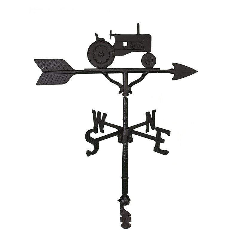 Rodgers Tractor Weathervane, Black
