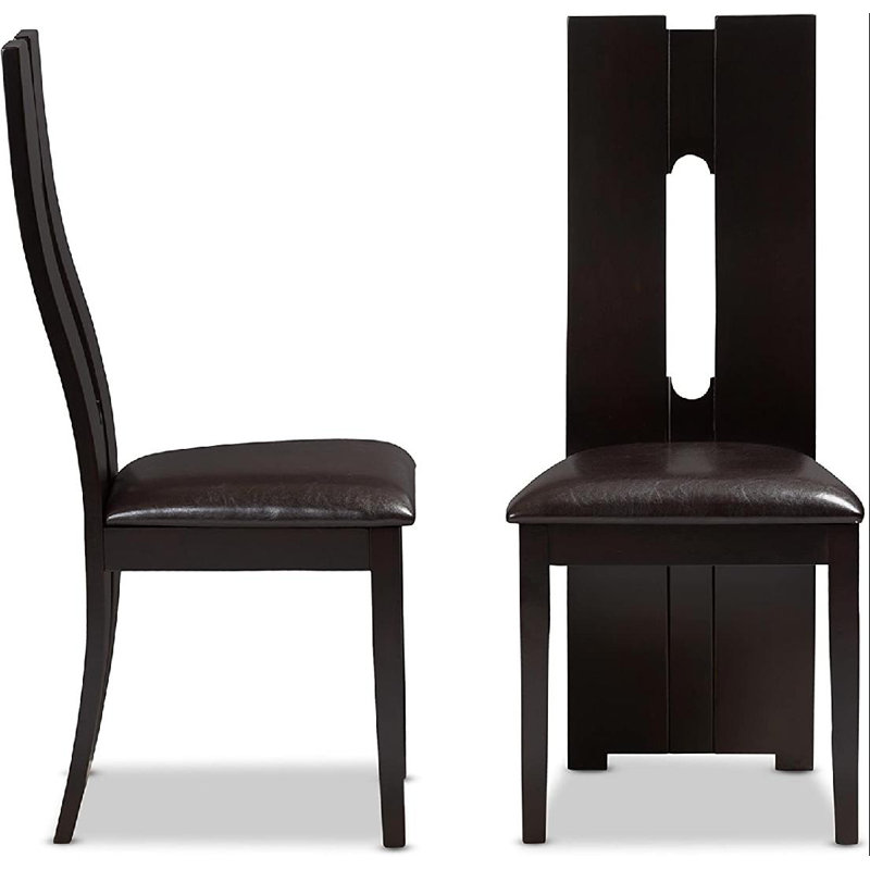 Chaise en bois massif Lytton