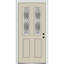 Porte d'entrée pré-montée en fibre de verre 2 panneaux 2 1/2 Grace Grace-1379991926-1379991931-1446319030