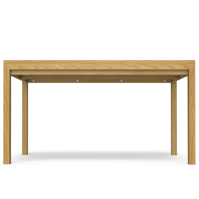 Wilson 54"W Wood Square Dining Table, Transitional Style, Seats 8, Brown