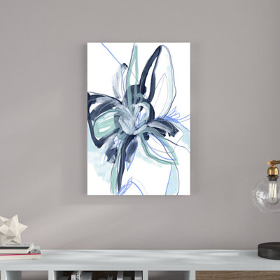 Éclat floral bleu II