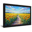 Scénario et paysages urbains Tournesol Champ Chemin Ciel Nuage Vert Feuilles Couleurs vives-1205307765-1205307771-1205307770