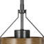 Luminaire suspendu cylindrique simple à 1 lumière Higley