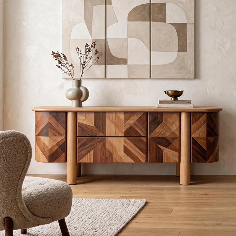 Chinese-style retro minimalist sideboard