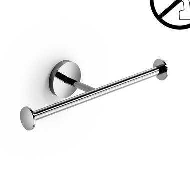 Toilet Paper Holder Hotelier 2 Post Spring Loaded Polished Chrome Bras