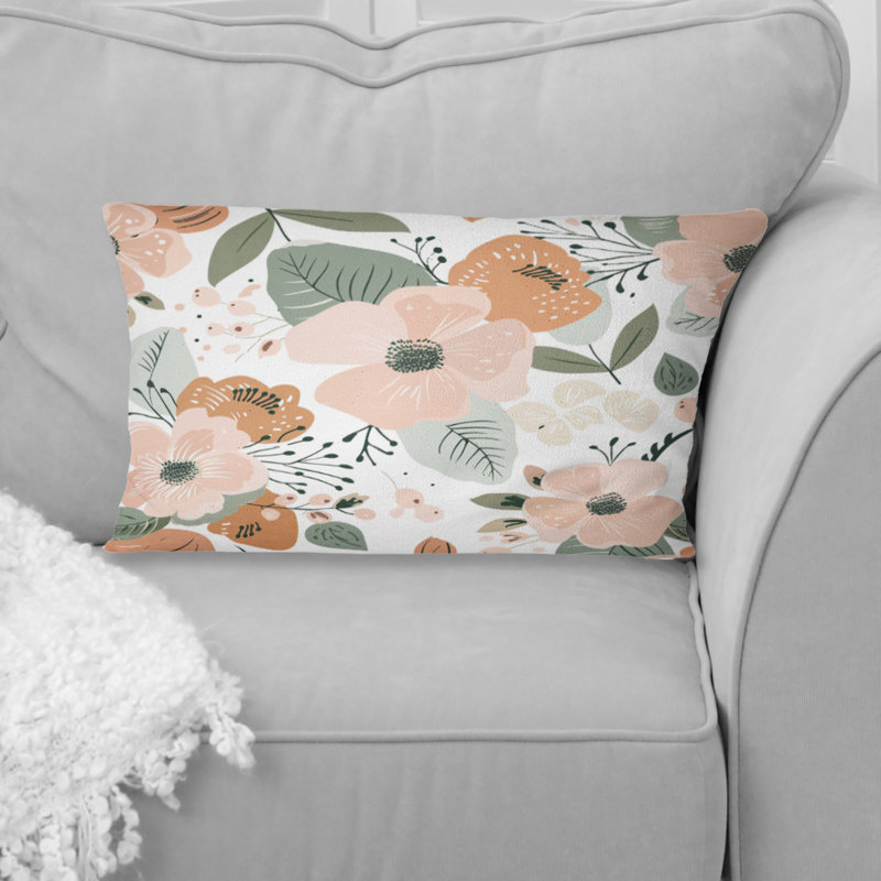 Coussin lombaire floral II