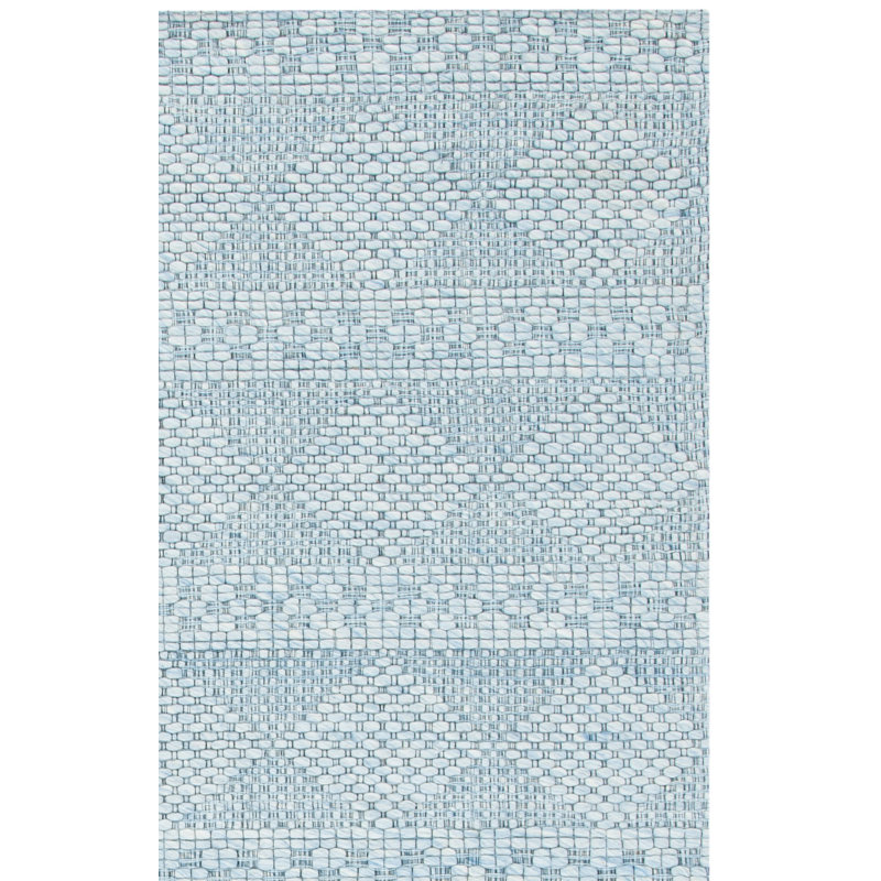 Sprowston Southwestern Blue Area Rug, Rectangle 8' x 10'