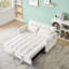 Canapé 52 po beige moderne en velours-233332507