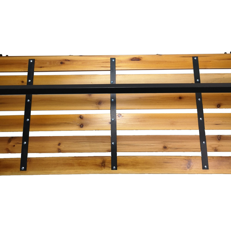 Abdule Solid Wood Outdoor Bench