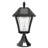 Baytown II Black Solar Powered LED 3in Fitter, Pier, Wall Outdoor Light