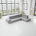 Gray Faux Leather
