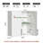 29.5" Laundry Room Cabinets Wall Mounted