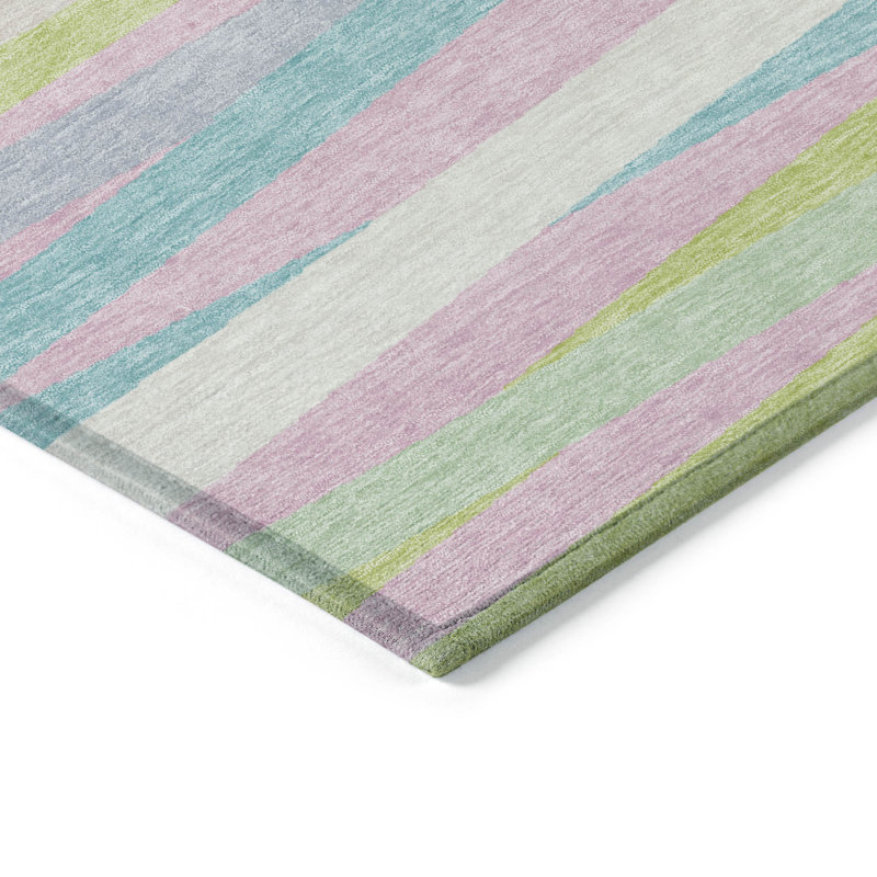  Machine Washable Indoor/Outdoor Chantille ACN997 Gray Area Rug, Rectangle 8' x 10'