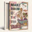 «Make Room At The Table», art rétro sur toile, collage de cuisine-133519477