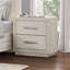 Table de chevet, gris clair