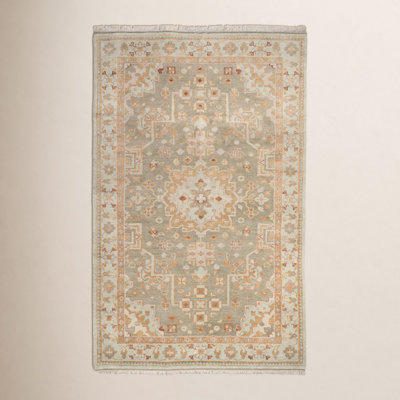 Kendra Sky Hand Knotted Wool Rug