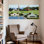 «Citys and San Francisco Landmark Panorama», ensemble de 3 reproductions d'art sur toile