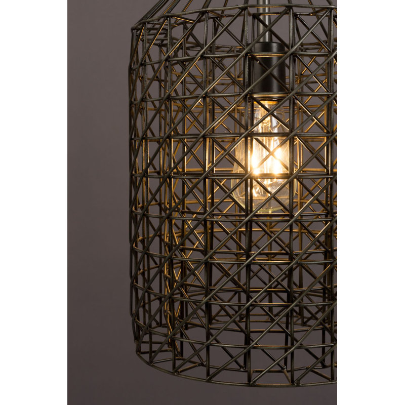 Luminaire suspendu cylindrique à 1 lumière Jim