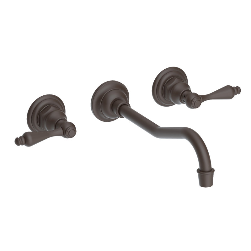 Chesterfield Wall Mount Bathroom Faucet, Oil Rubbed Bronze