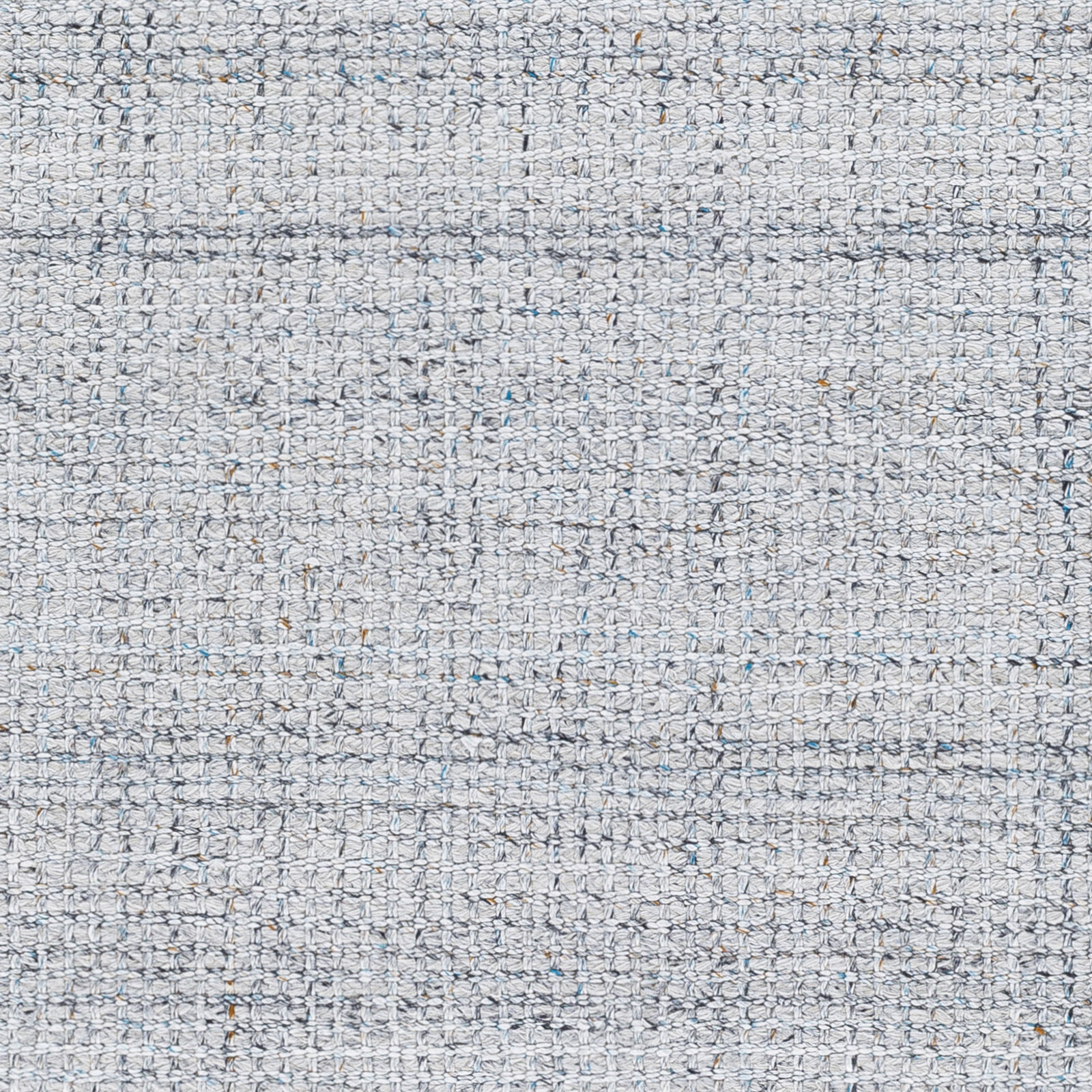 Viewcrest Hand-Woven Striped Light Gray Rug, Runner 2'6" x 8'