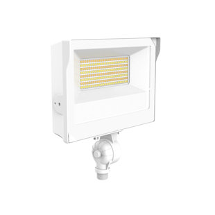 175-Watt Equivalent Integrated LED Flood Light Adjustable 4500-8400 Lumens and CCT with Photocell