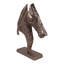 Statue élégante de sculpture de cheval pour la décoration intérieure - Décoration en aluminium pour décoration de salon - 18 po, or