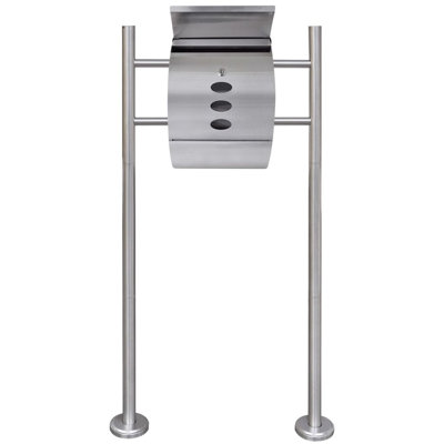 Steel Post Mounted Post Box