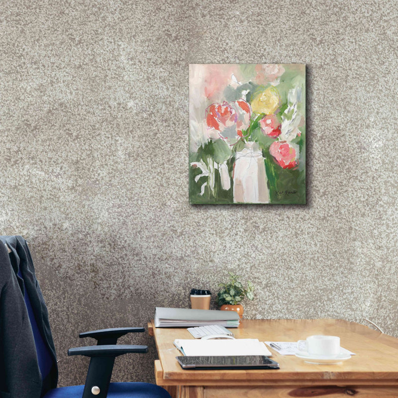 «Flowers for Diane» par Kait Roberts, estampe numérique sur toile, H 24 po x l 20 po x P 0,75 po