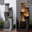 Handcrafted Outdoor Floor Fountain with Lights