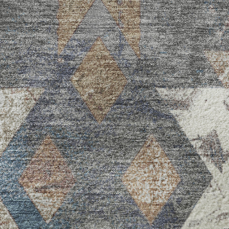 Premium Machine Washable Fairwood AMF1879 Aztec Rug, Rectangle 8' x 10'