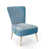 Abstract Blue Polyester Blend 19