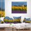 Lavande et tournesol en Provence - Coussin imprimé floral-30745370-30745374