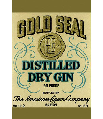 Gin sec distiller-impression de publicités