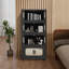Bacs de rangement rétro pliables avec couvercles et roulettes-2006794368-2005341654-2005341655