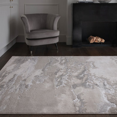 Aurora AU02 Cloud Metallic Area Rug